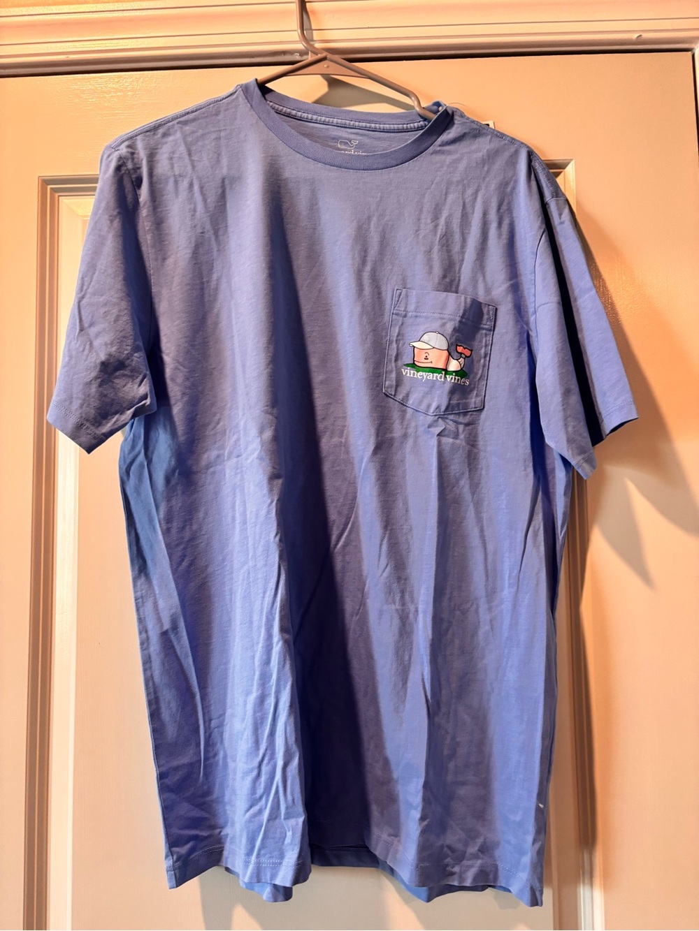 Vineyard Vines Men’s Pocket Tee in Periwinkle